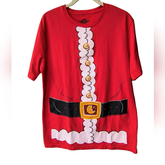 Mad Engine Men's Santa Claus Christmas Festive Holiday Tee Shirt, L - Picture 1 of 6